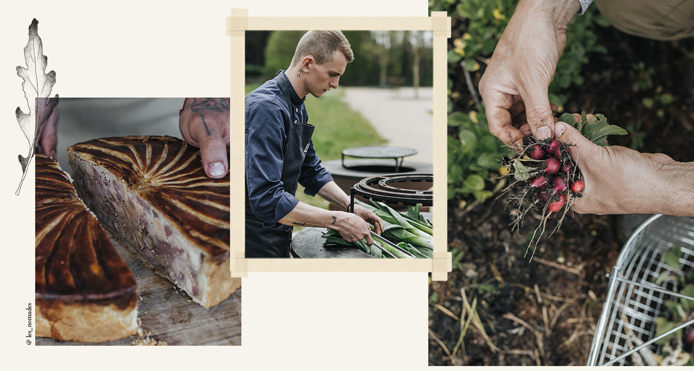 Les produits du jardin du Barn Hotel