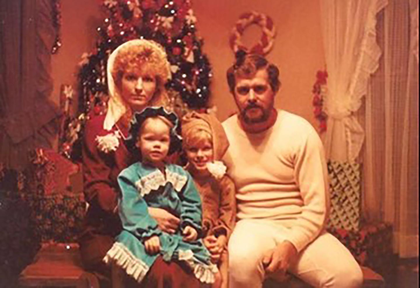 Photo de famille à Noël